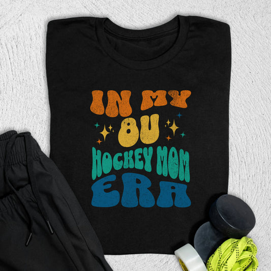 8u Hockey Mom T-Shirt Black / S T-Shirt