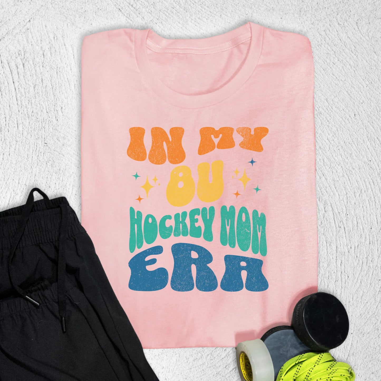 8u Hockey Mom T-Shirt Pink / S T-Shirt