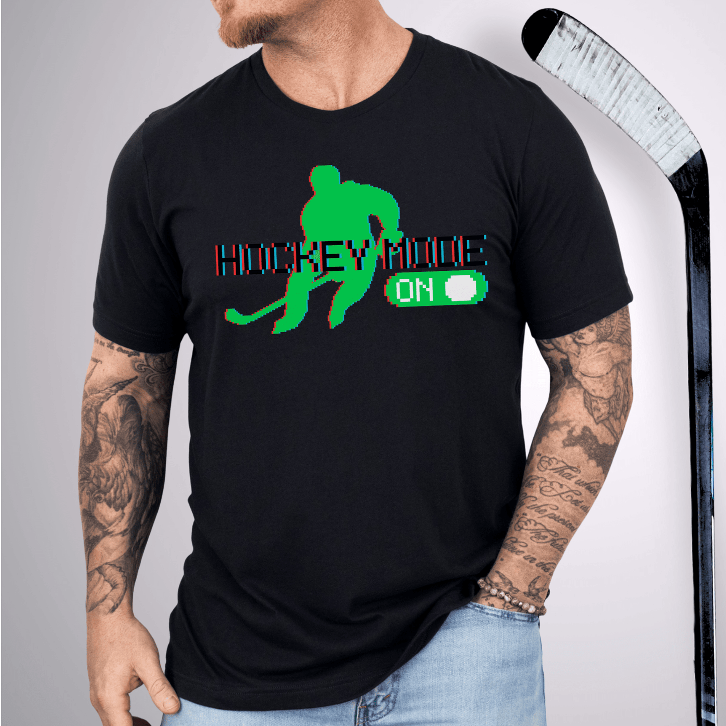 Hockey Mode On T-Shirt
