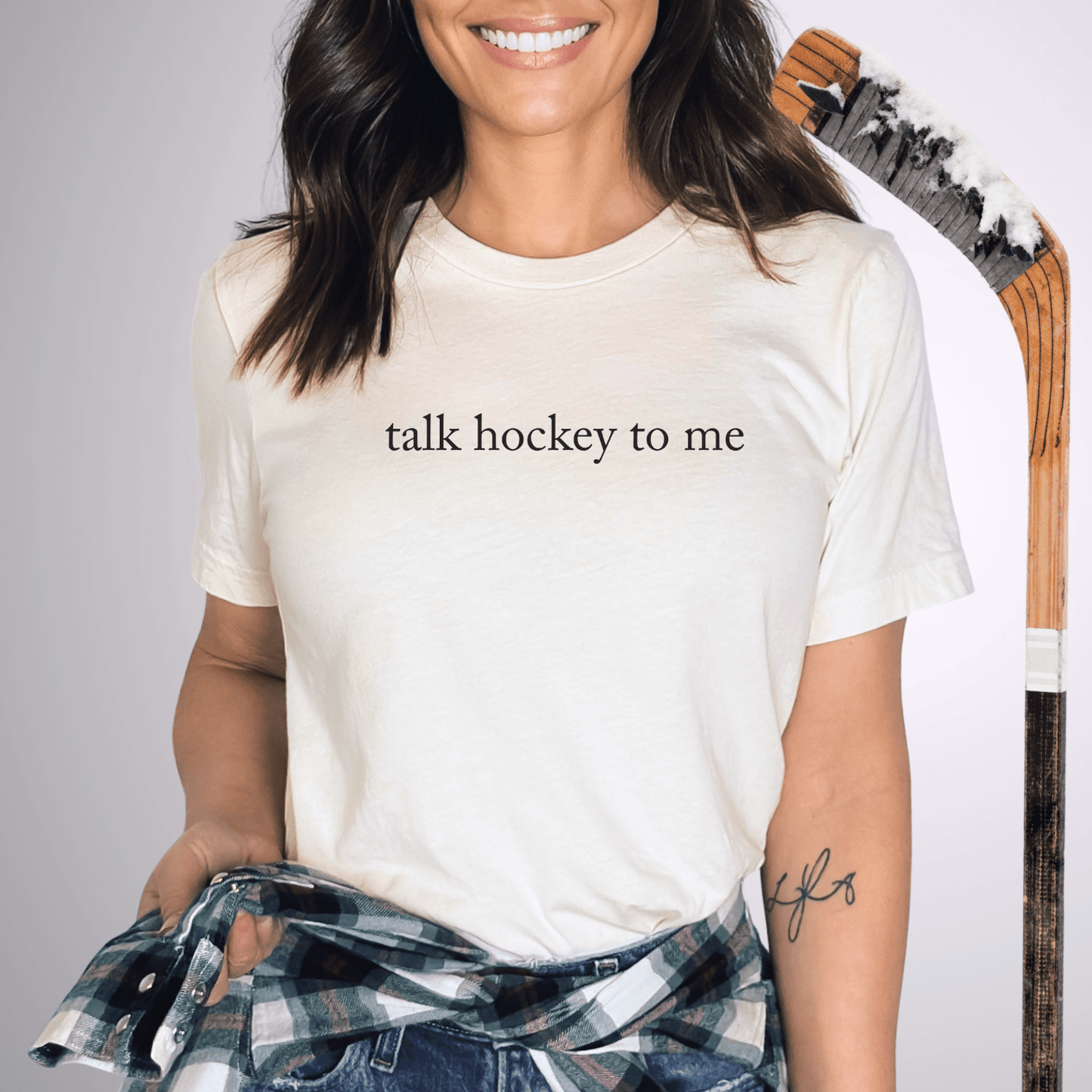 talk hockey to me T-Shirt