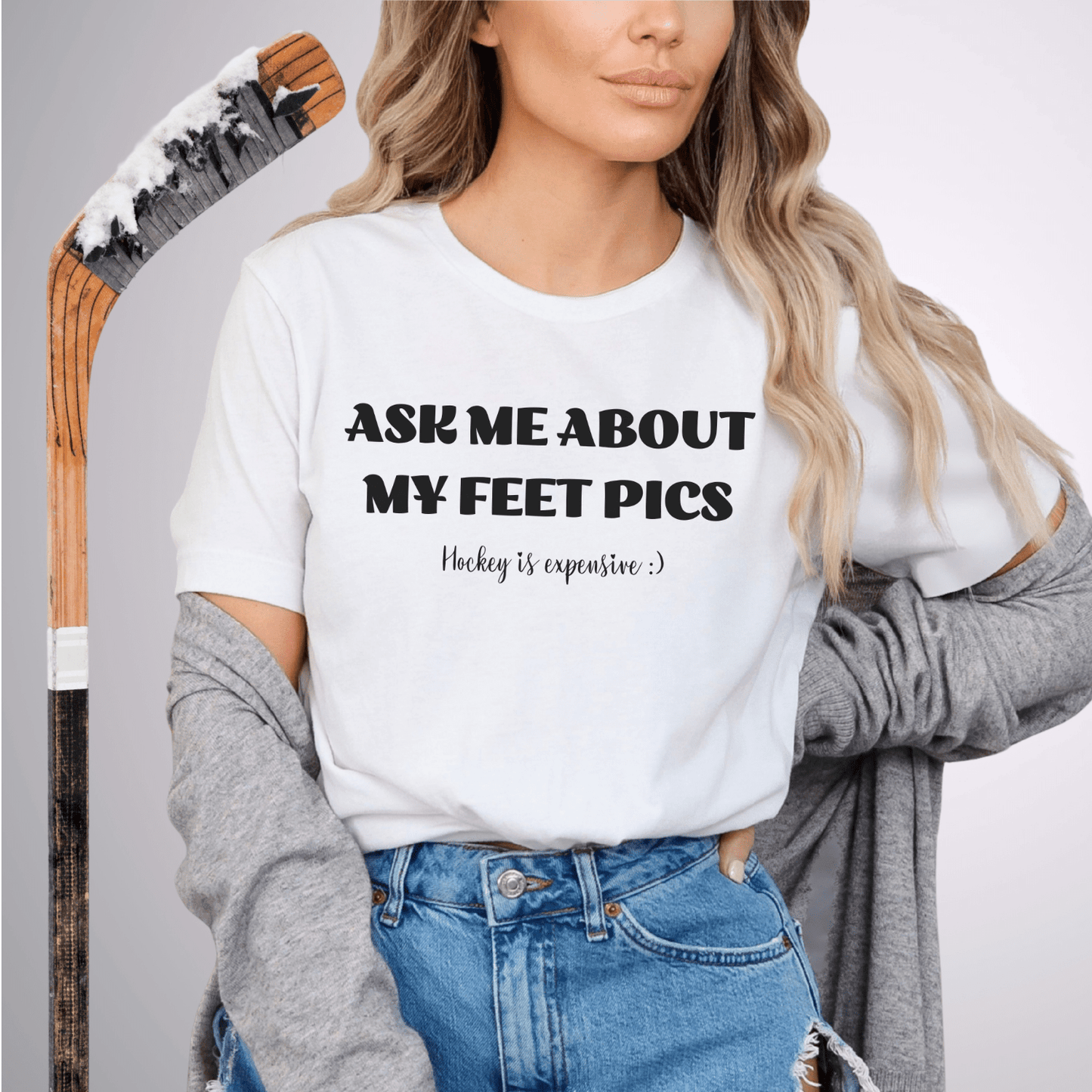 Ask Me About My Feet Pics T-Shirt