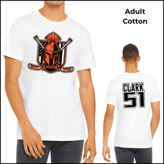 Unisex Cotton Short Sleeve | Custom Name + Number Option