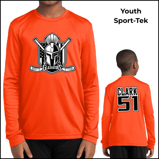 Youth Sport-Tek Long Sleeve | Custom Name + Number Option