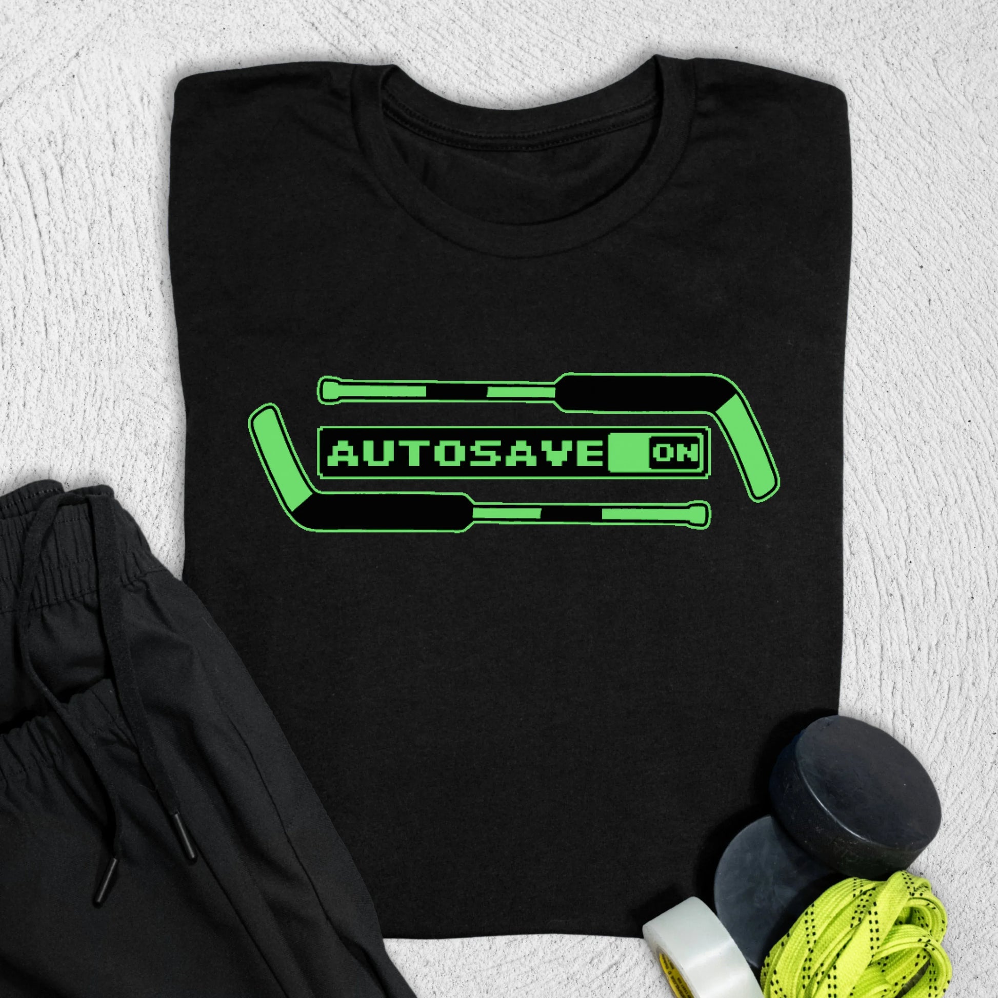 Autosave Sticks T-Shirt Black / S T-Shirt