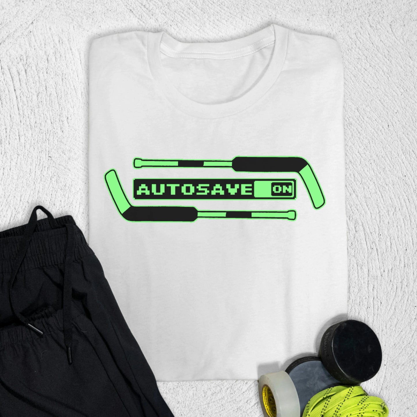 Autosave Sticks T-Shirt White / S T-Shirt