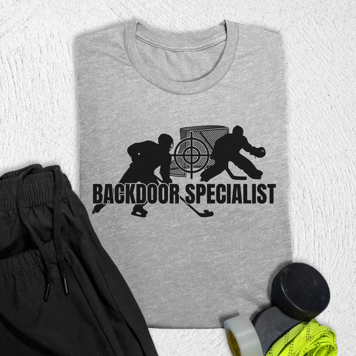 Backdoor Specialist T-Shirt S / Athletic Heather T-Shirt