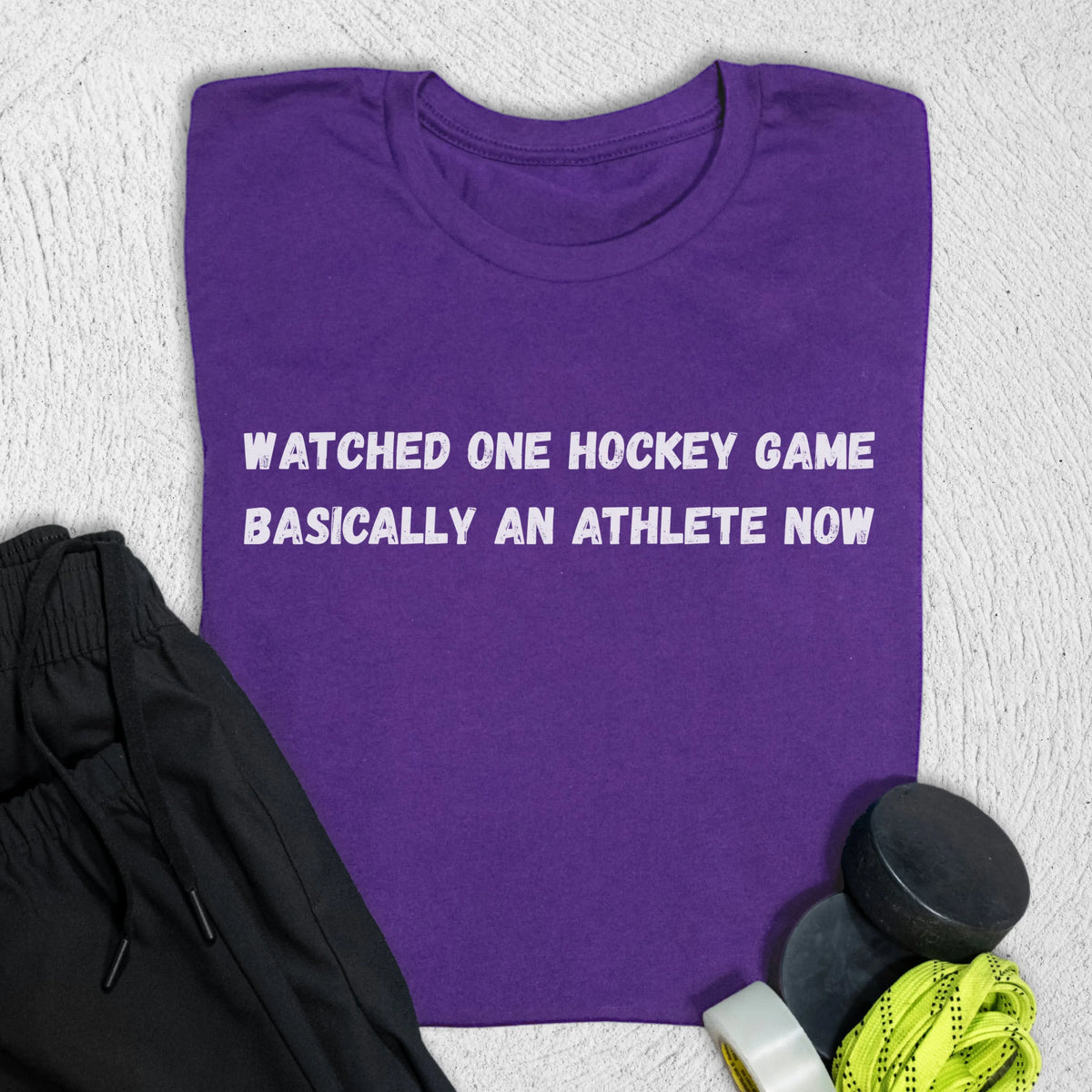 Basically An Athlete T-Shirt S / Team Purple T-Shirt