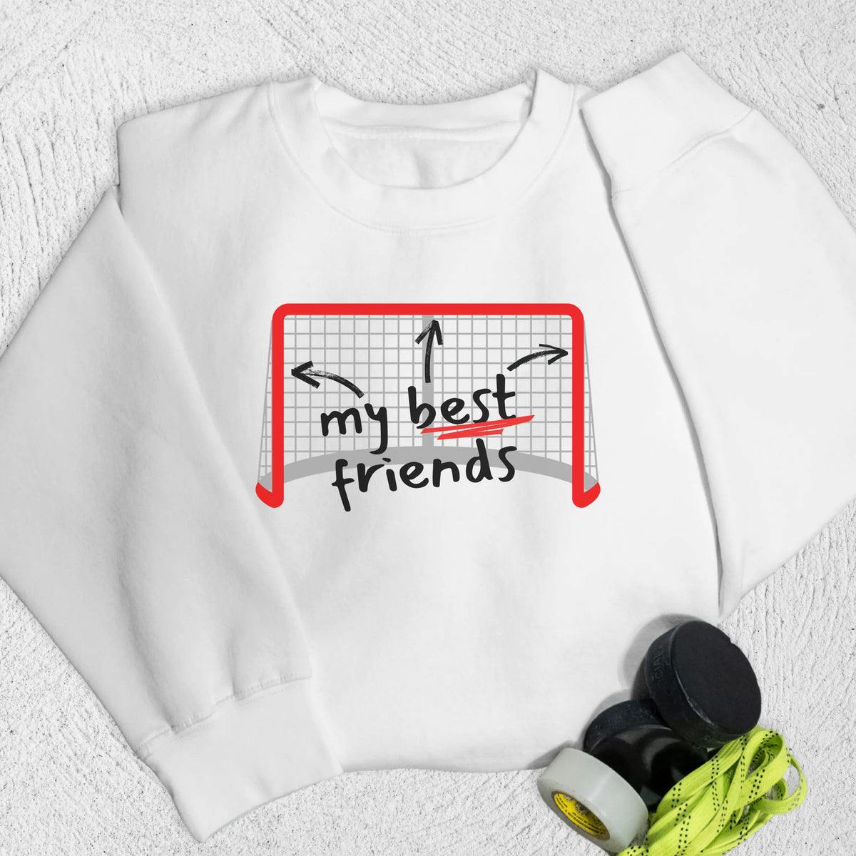 BFF's Sweatshirt White / M Sweatshirt