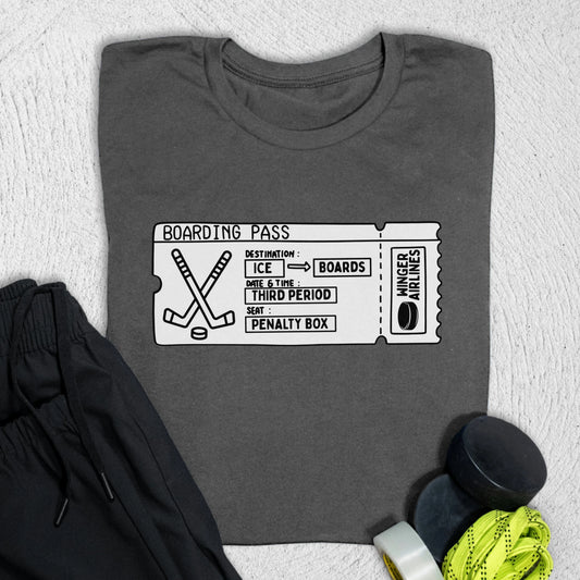 Boarding Pass T-Shirt Asphalt / S T-Shirt