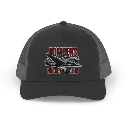 Bombers Embroidered Trucker Cap Black / Charcoal / One size Hats