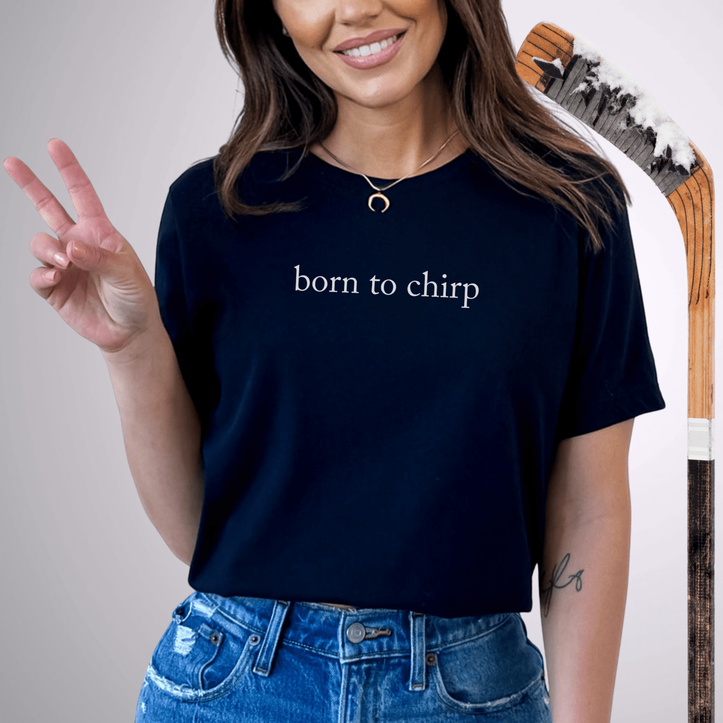born to chirp T-Shirt Black / S T-Shirt