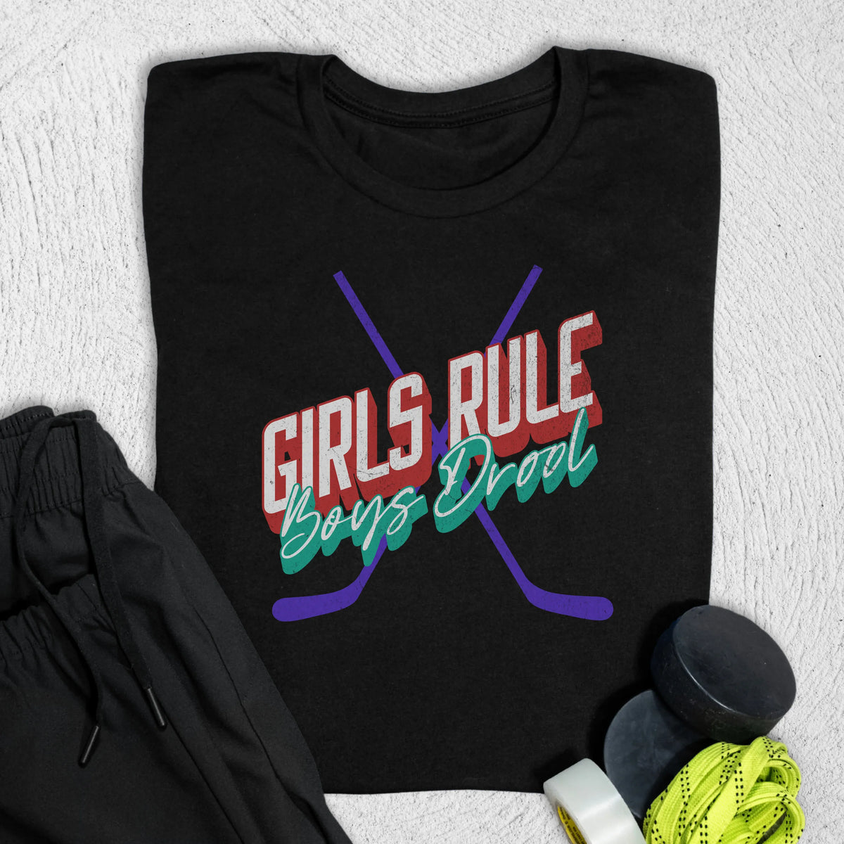 Boys Drool T-Shirt S / Black T-Shirt