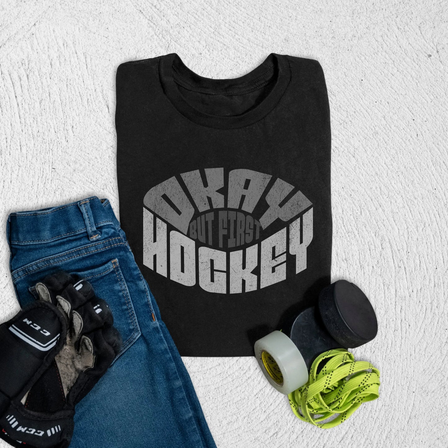 But First T-Shirt S / Black T-Shirt