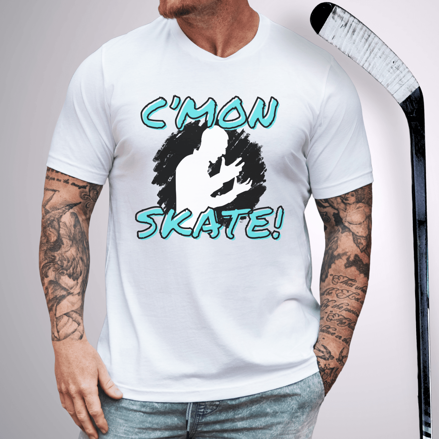 C'mon Skate T-Shirt White / S T-Shirt