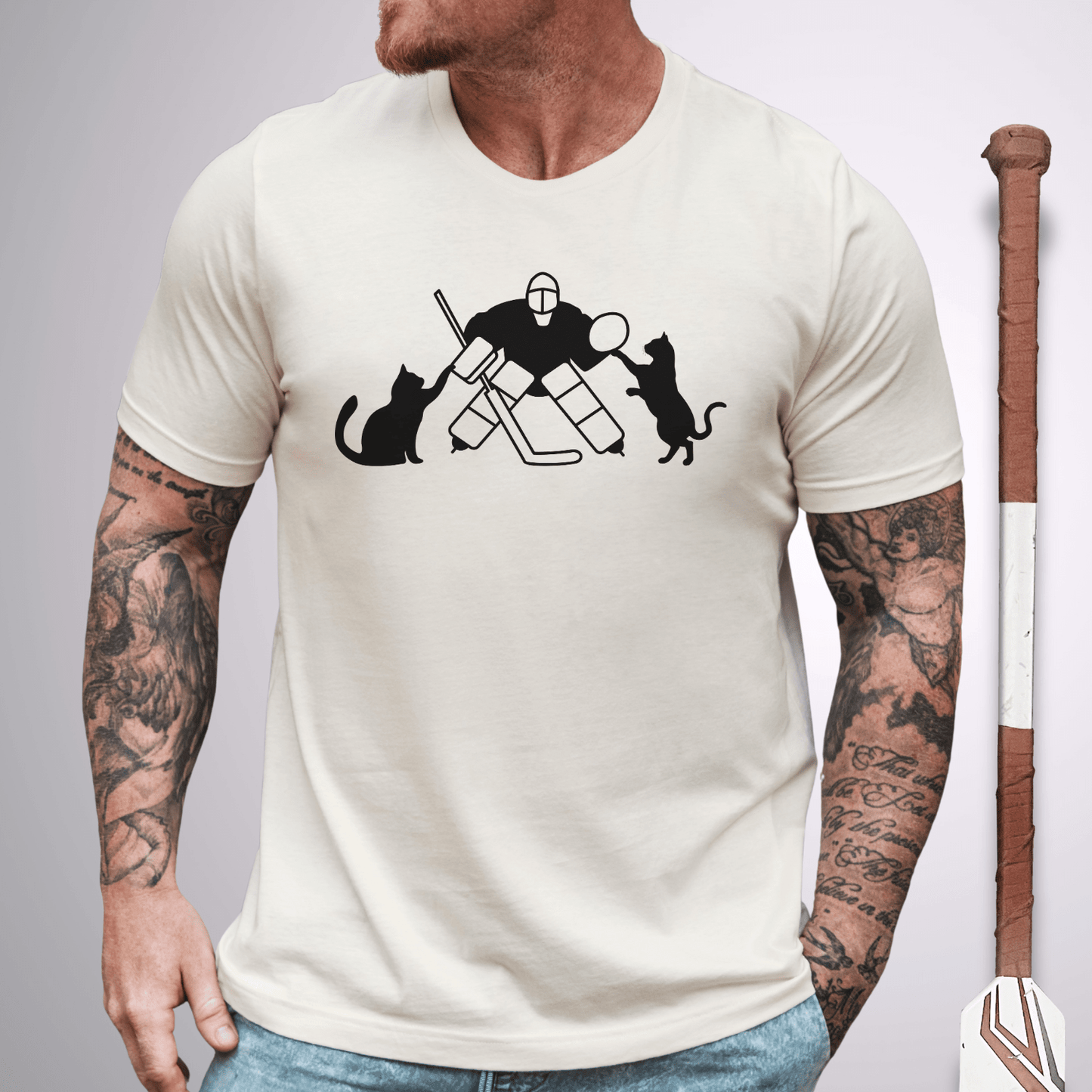 Cat Catcher T-Shirt Natural / S T-Shirt