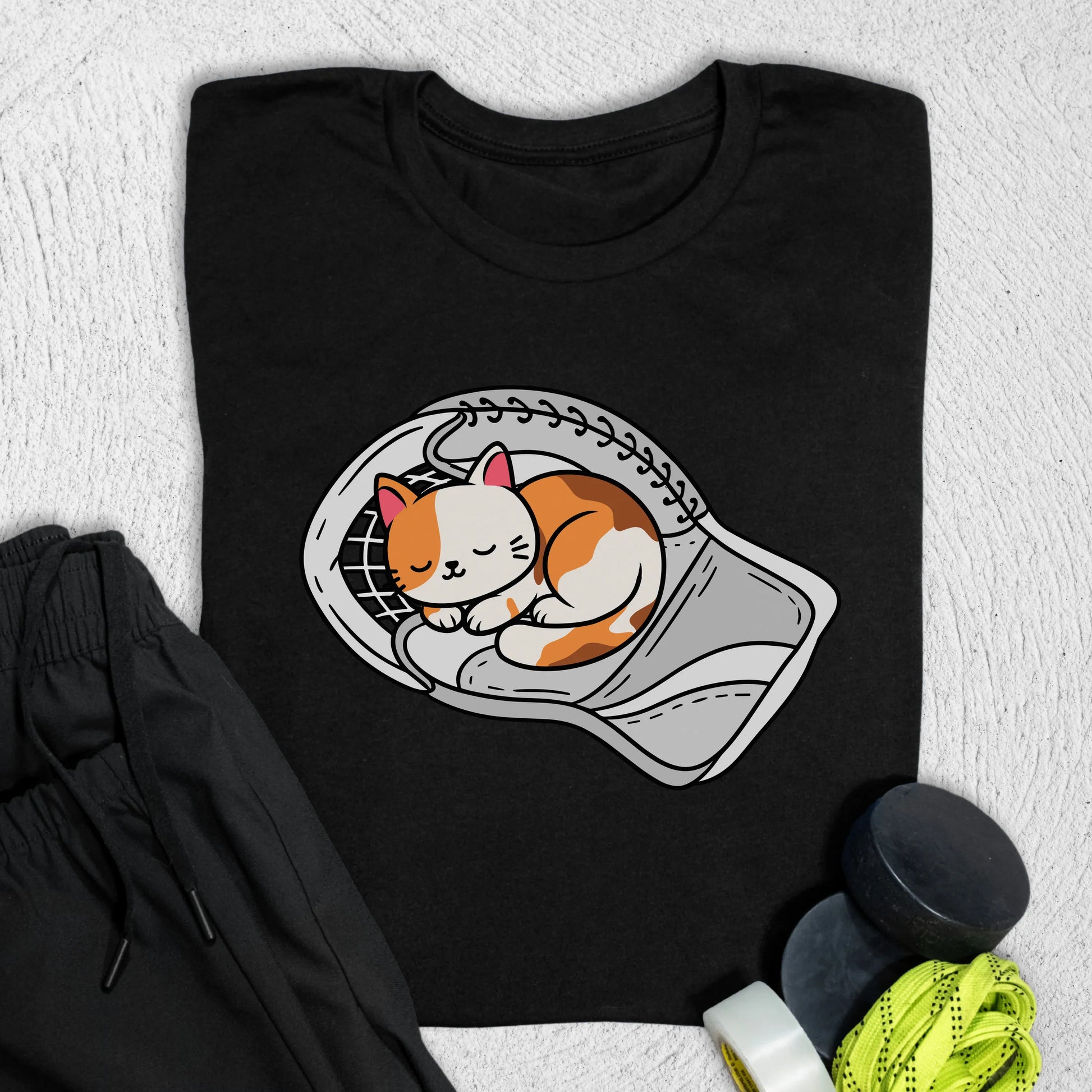 Cat Nap T-Shirt Black / S T-Shirt