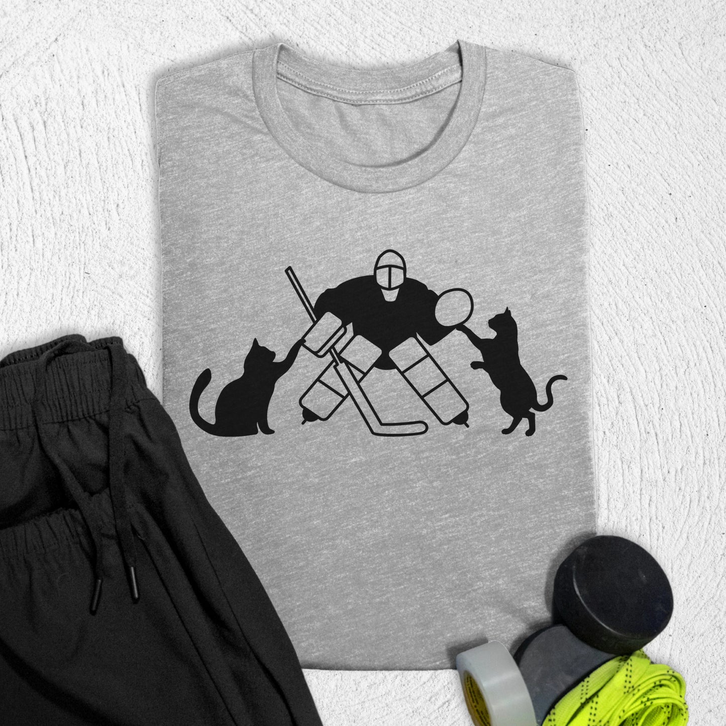 Cat's Catcher T-Shirt Athletic Heather / S T-Shirt