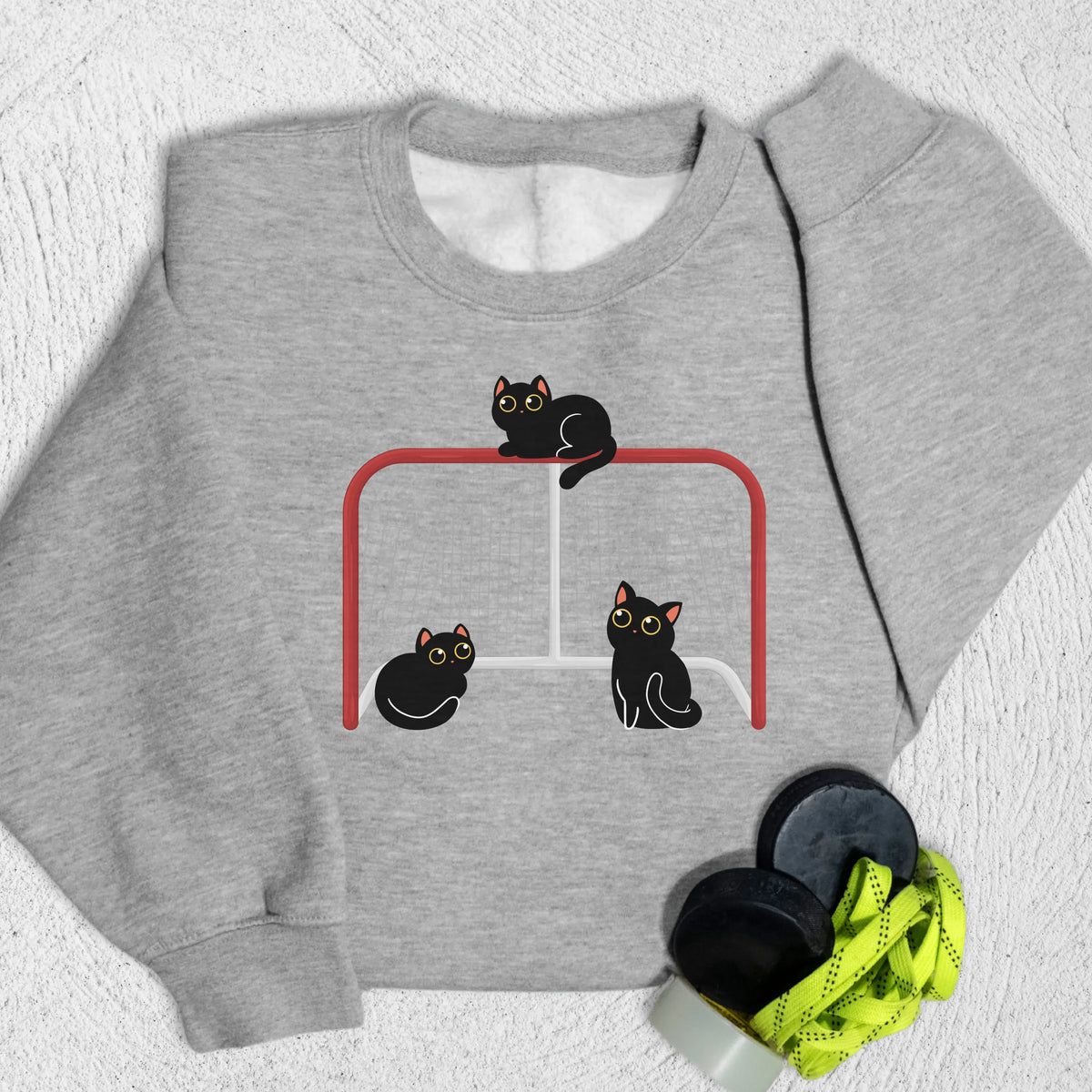 Cat Trap Sweatshirt S / Heather Grey Sweatshirt