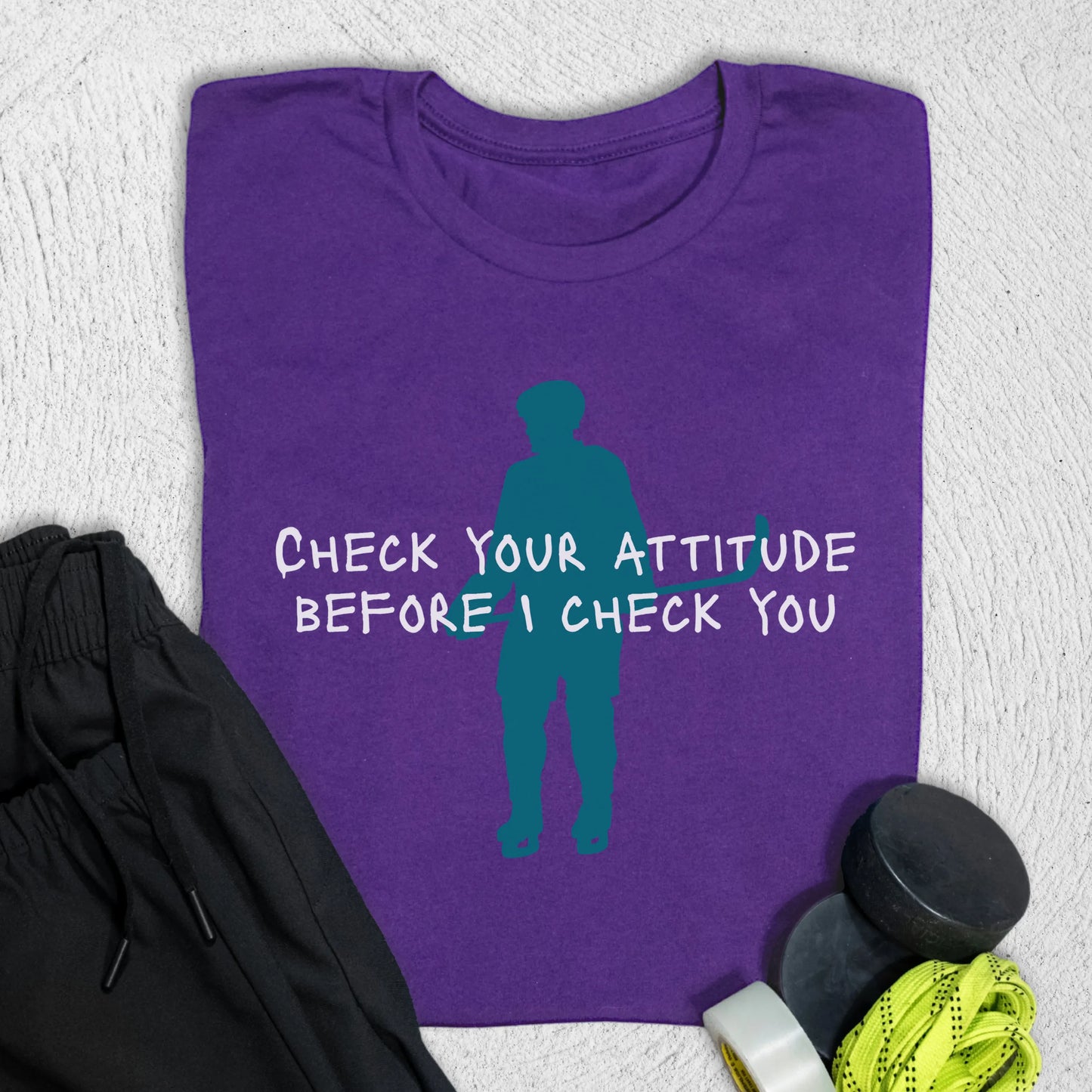 Check Yourself T-Shirt S / Team Purple T-Shirt