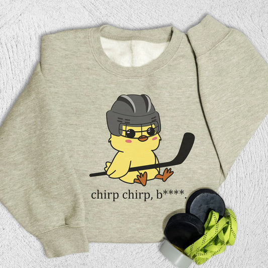 Chirp Chirp Sweatshirt S / Oatmeal Heather Sweatshirt
