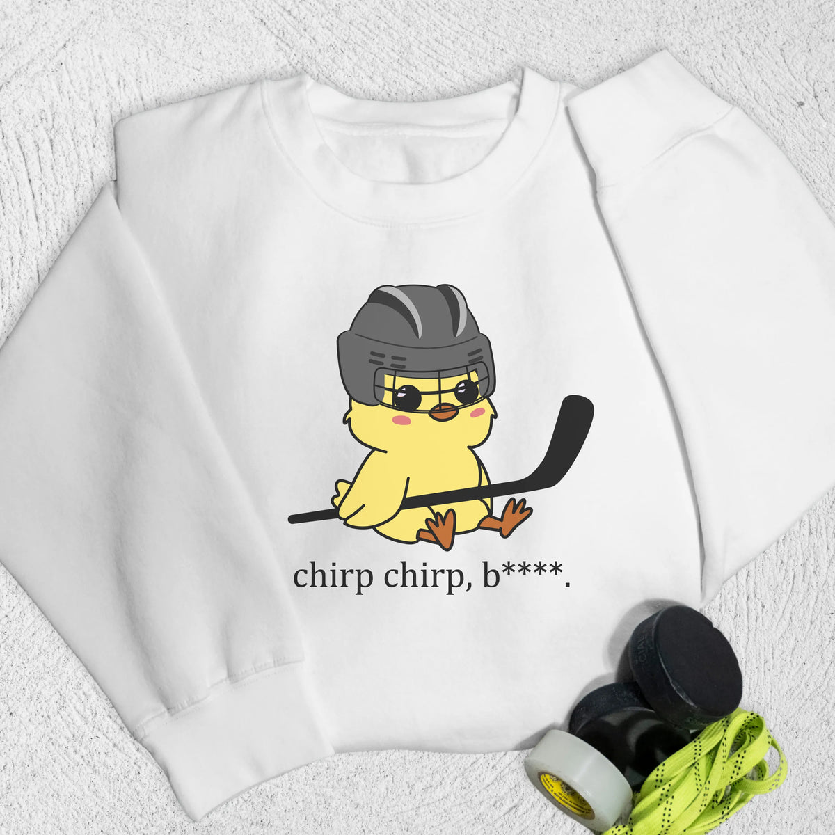 Chirp Chirp Sweatshirt S / White Sweatshirt