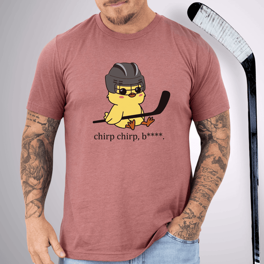 Chirp Chirp T-Shirt Heather Mauve / S T-Shirt