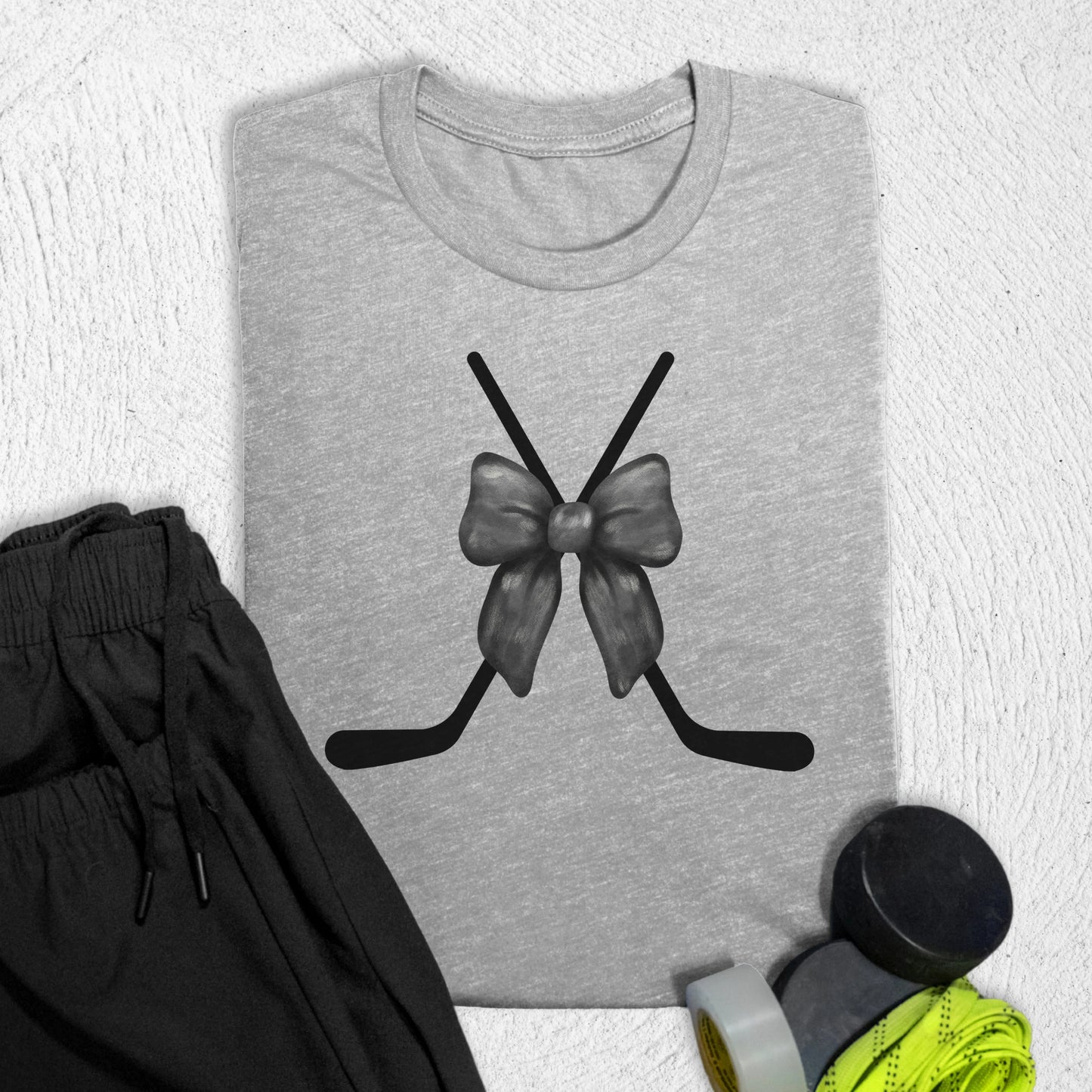 Coquette Bow T-Shirt Athletic Heather / S T-Shirt