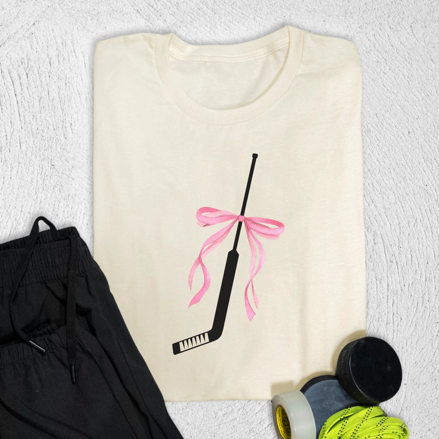 Coquette Goalie T-Shirt S / Natural T-Shirt