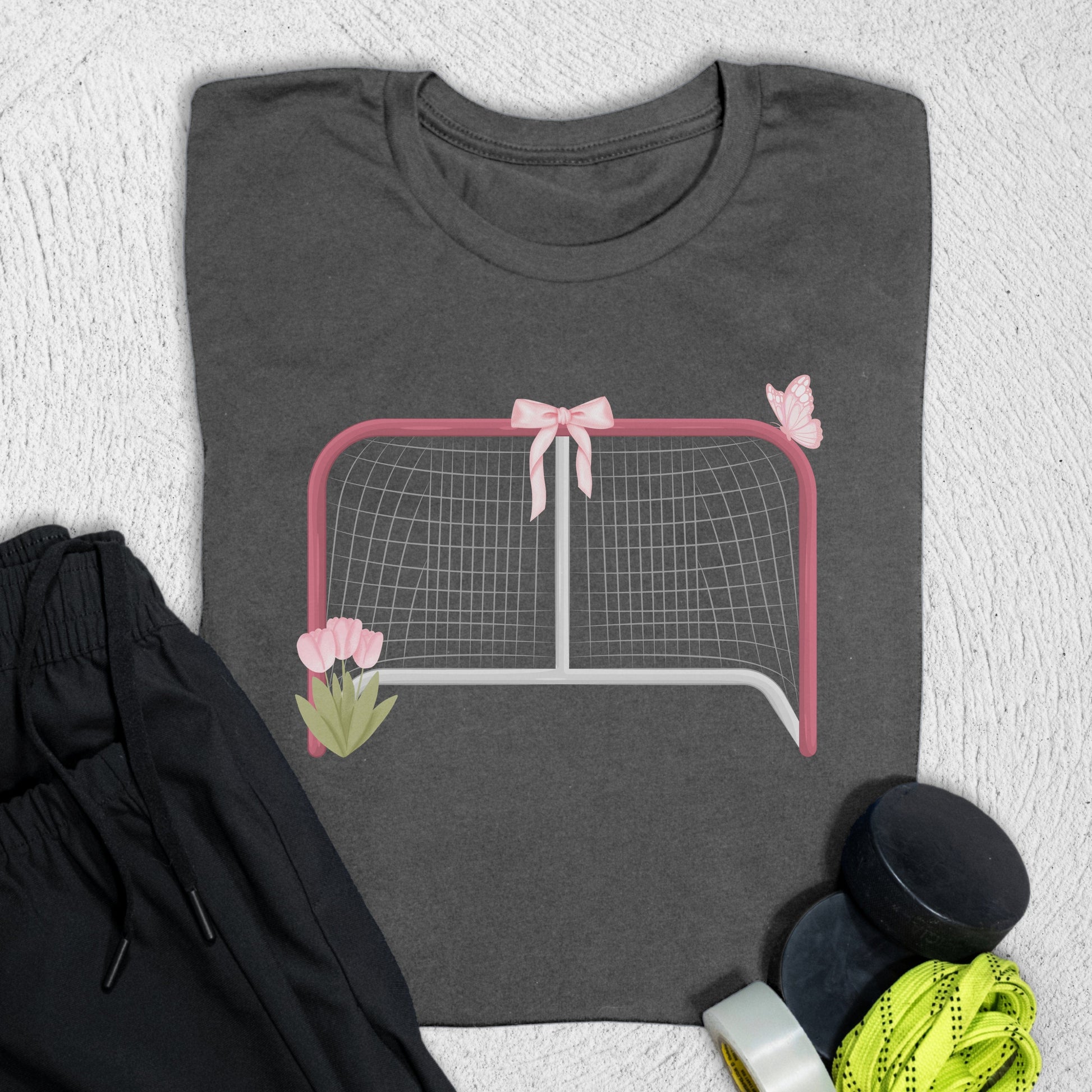 Coquette Net T-Shirt Asphalt / S T-Shirt