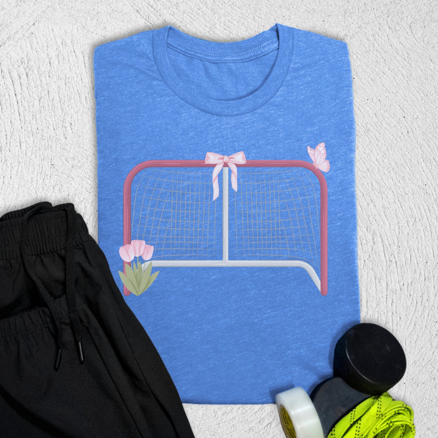 Coquette Net T-Shirt Heather Columbia Blue / S T-Shirt