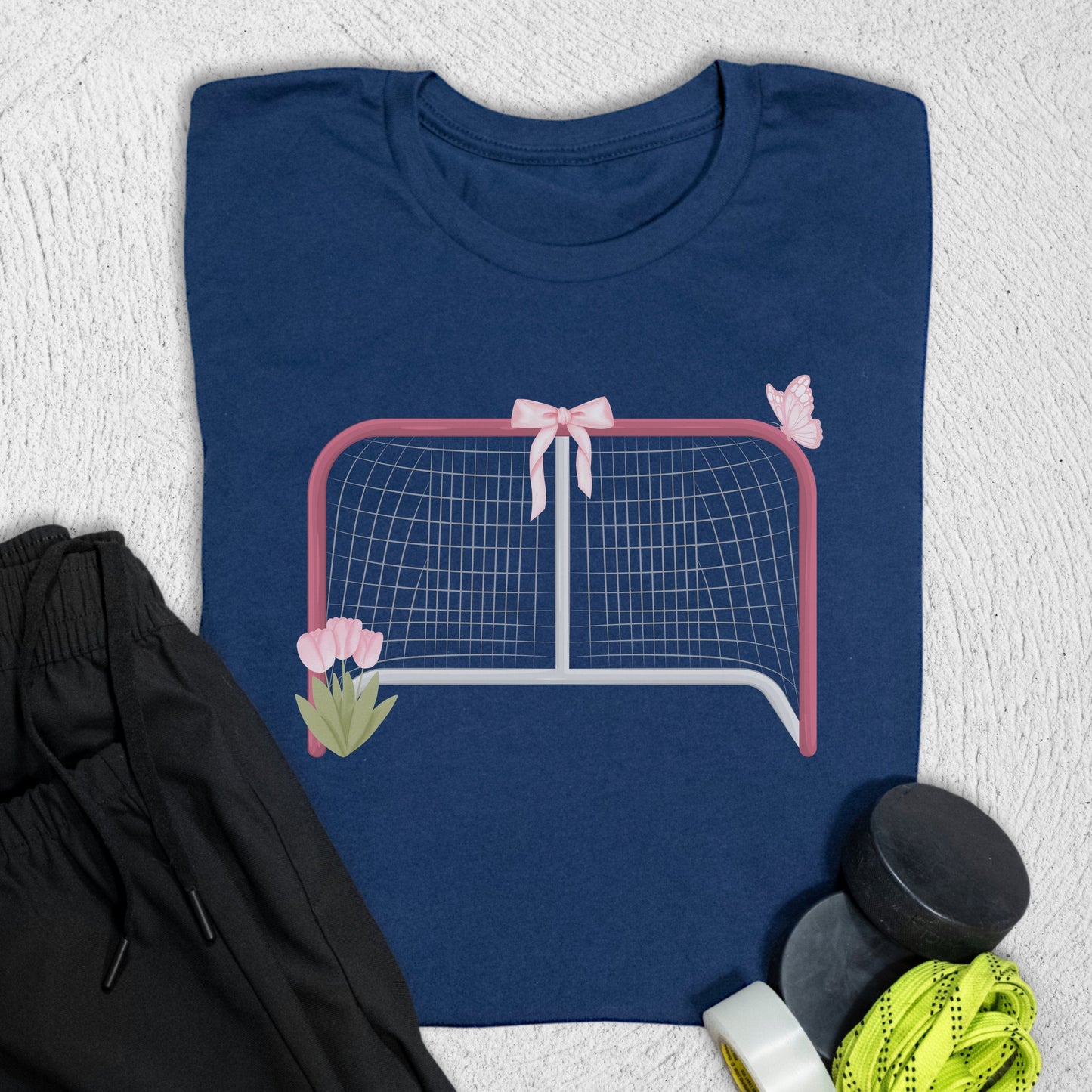 Coquette Net T-Shirt Navy / S T-Shirt