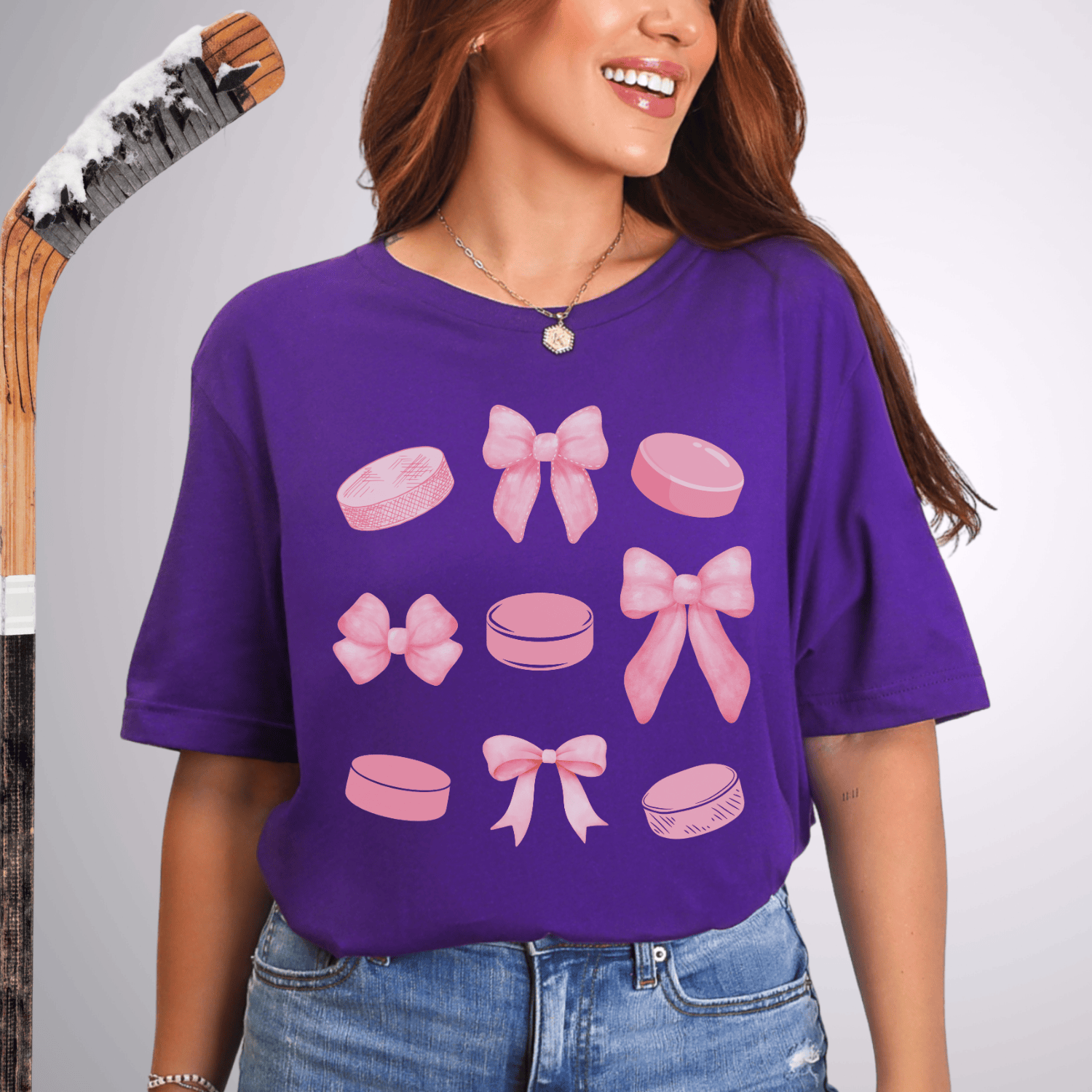 Coquette Pucks T-Shirt Team Purple / S T-Shirt