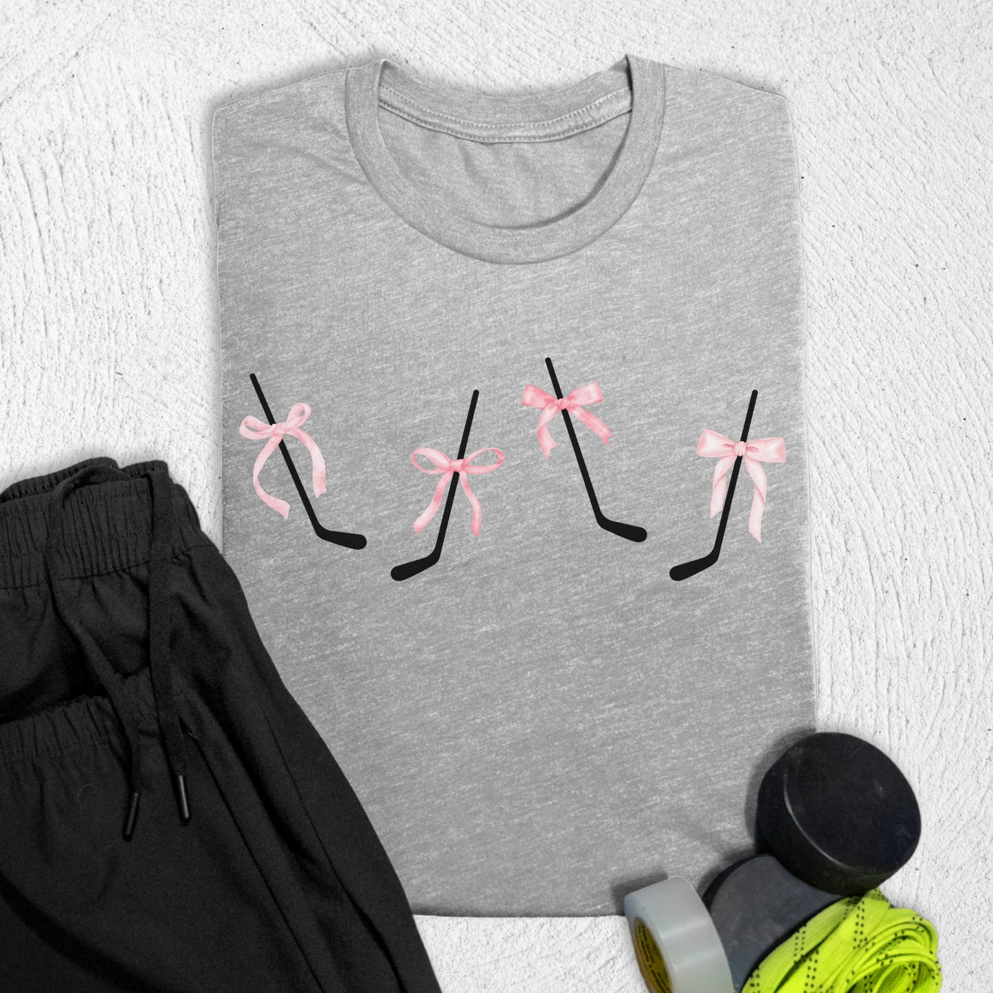 Coquette Sticks T-Shirt Athletic Heather / S T-Shirt