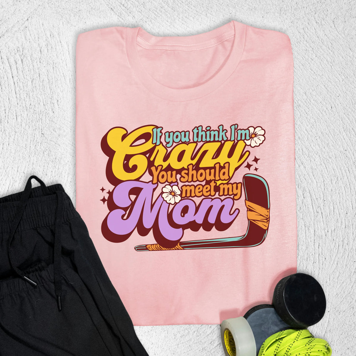 Crazy T-Shirt S / Pink T-Shirt