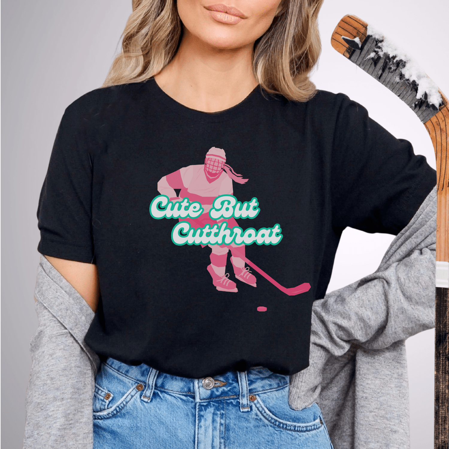 Cute but Cutthroat T-Shirt Black / S T-Shirt
