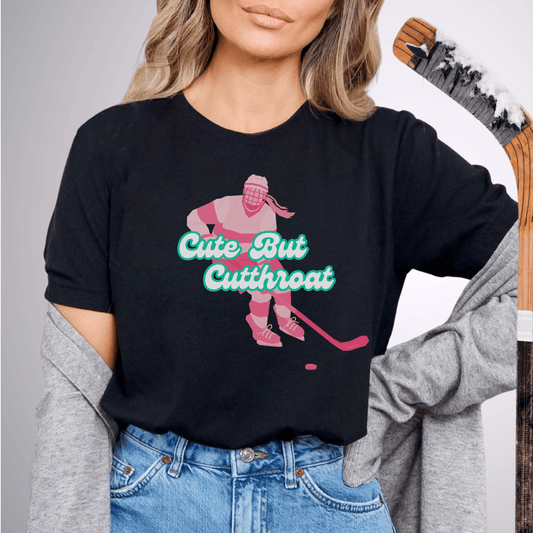 Cute but Cutthroat T-Shirt Black / S T-Shirt