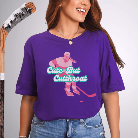 Cute but Cutthroat T-Shirt Team Purple / S T-Shirt