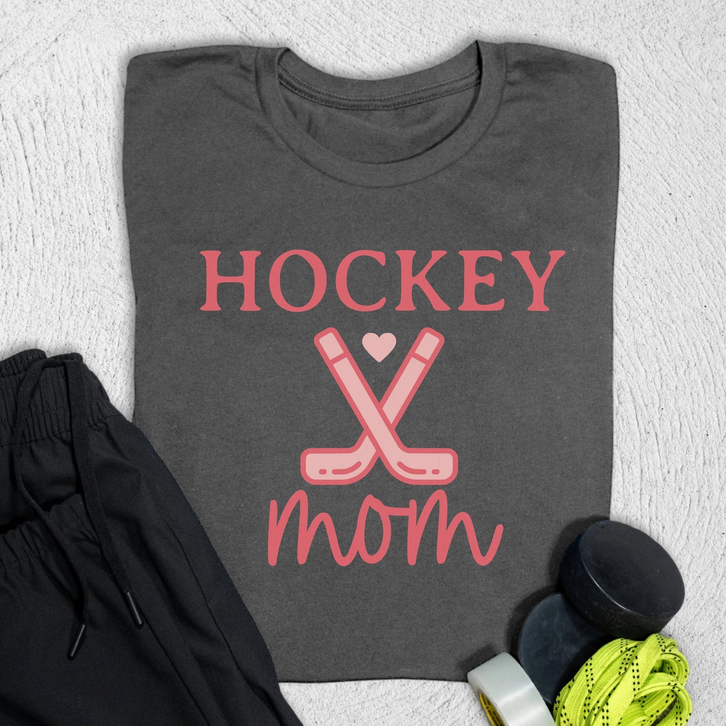 Cute Hockey Mom T-Shirt Asphalt / S T-Shirt