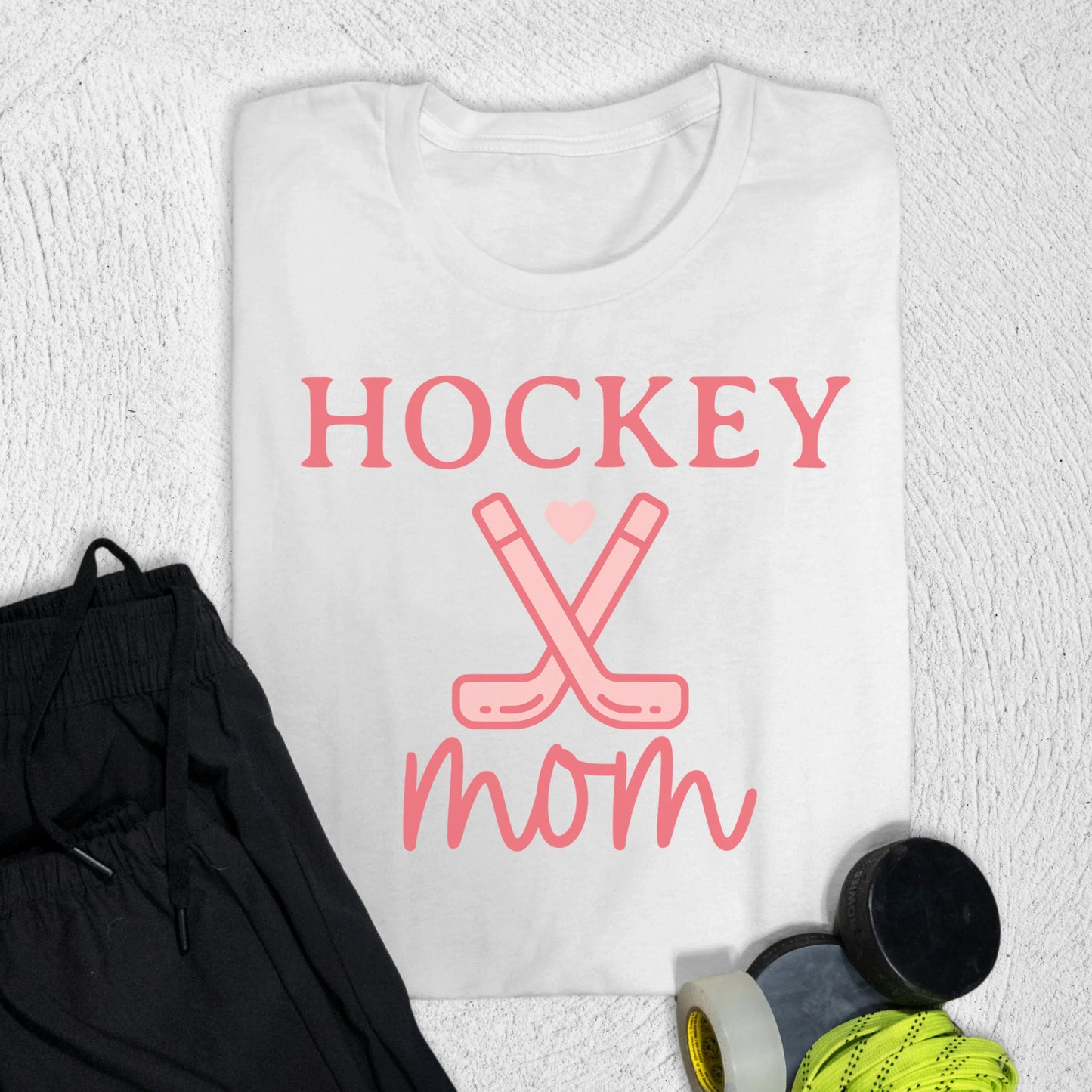 Cute Hockey Mom T-Shirt White / S T-Shirt