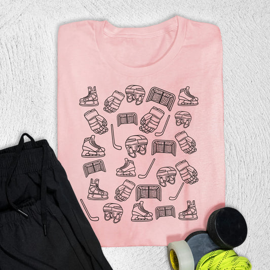Doodle T-Shirt S / Pink T-Shirt