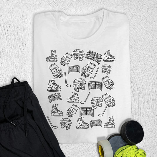 Doodle T-Shirt S / White T-Shirt