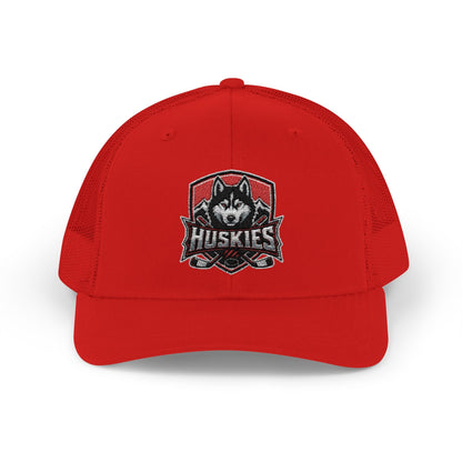 Embroidered Trucker Cap Red / One size Hats