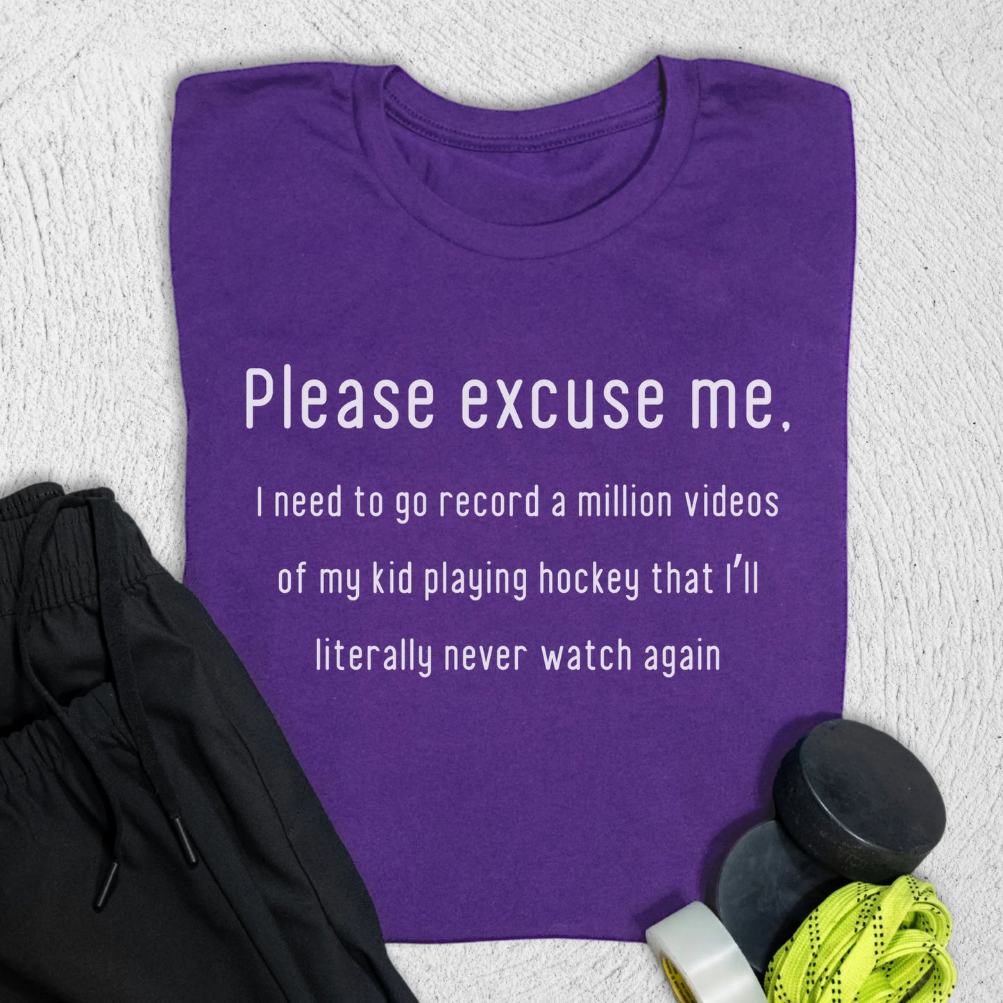Excuse Me T-Shirt Team Purple / S T-Shirt