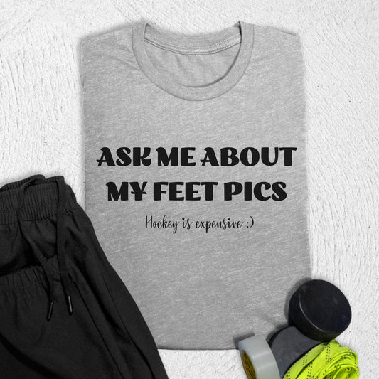 Feet Pics T-Shirt Athletic Heather / S T-Shirt