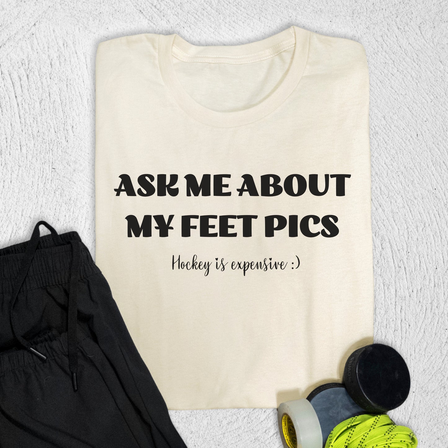 Feet Pics T-Shirt Natural / S T-Shirt
