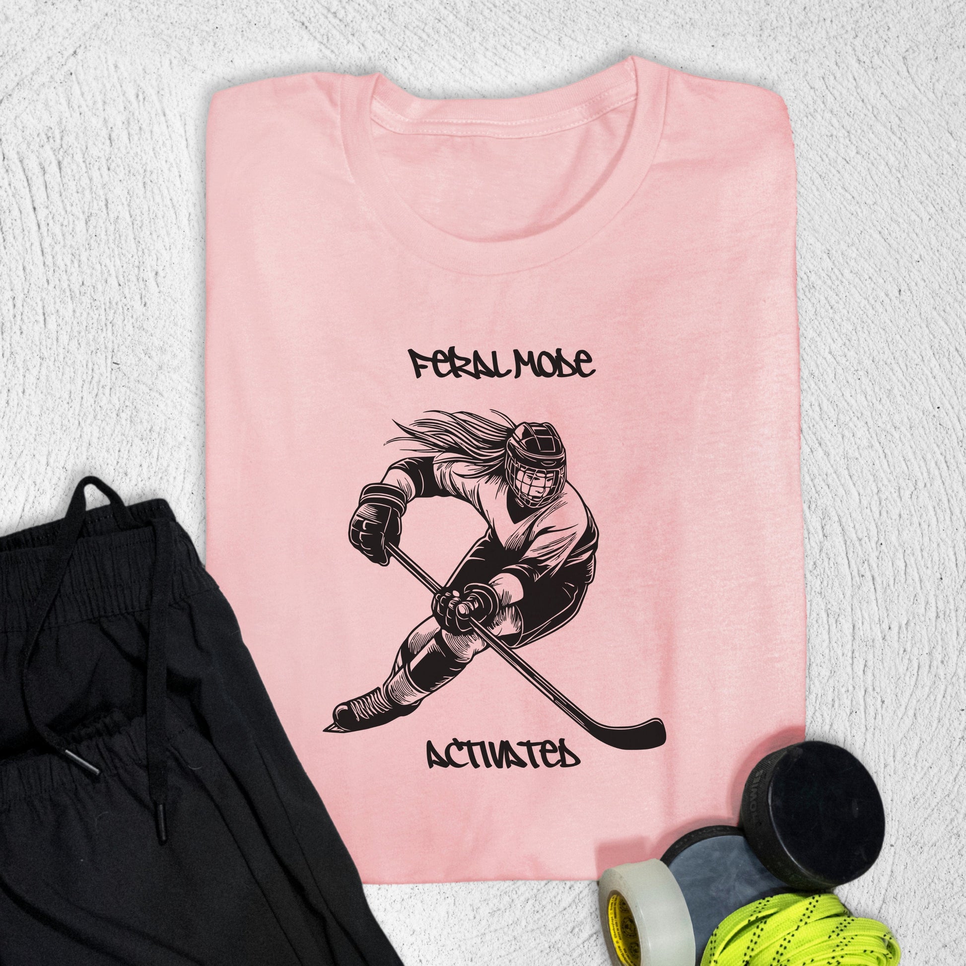 Feral Mode T-Shirt Pink / S T-Shirt