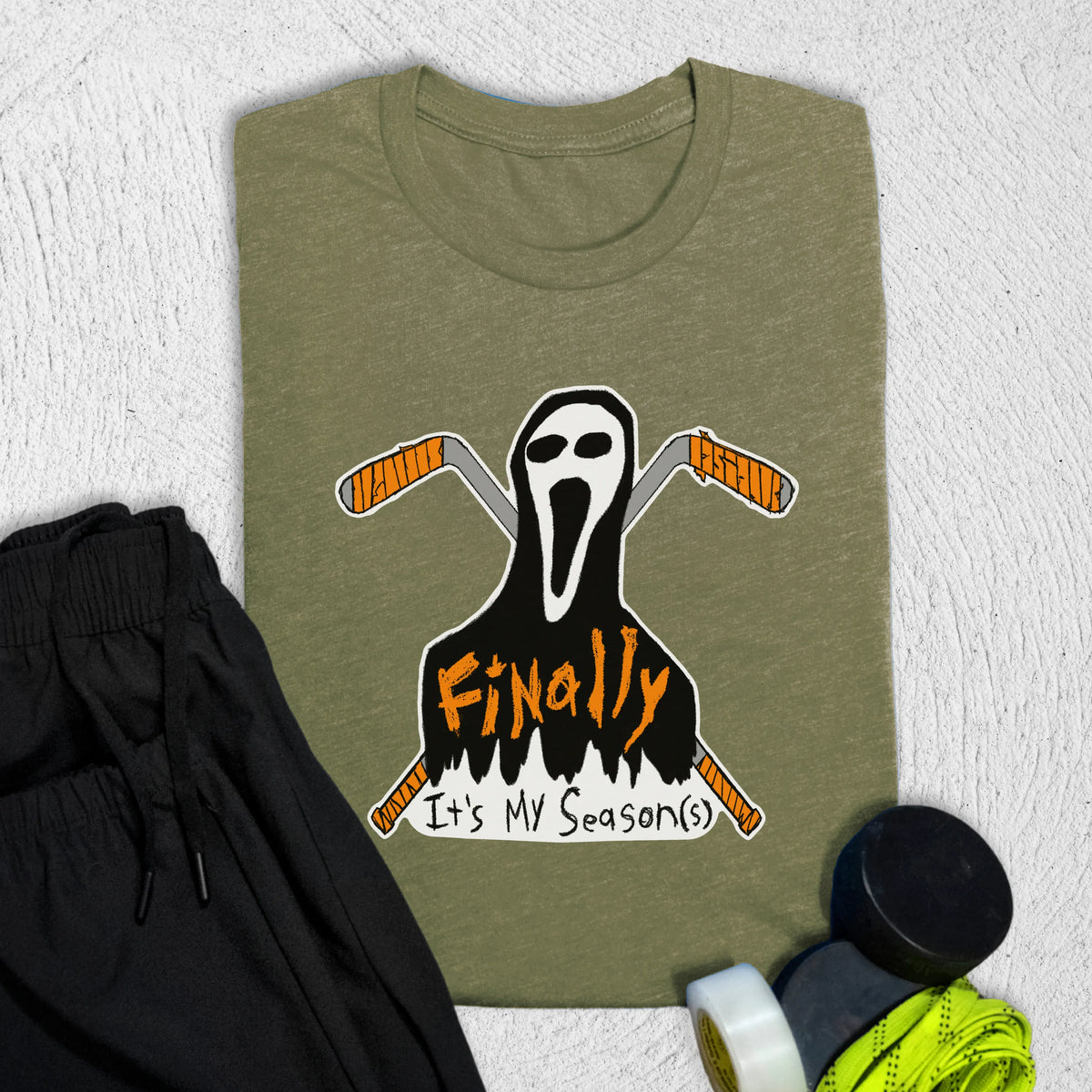 Finally T-Shirt Heather Olive / S T-Shirt