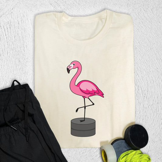 Flamingo Stack T-Shirt S / Natural T-Shirt