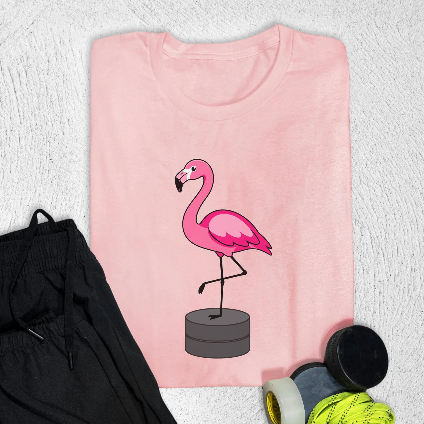 Flamingo Stack T-Shirt S / Pink T-Shirt