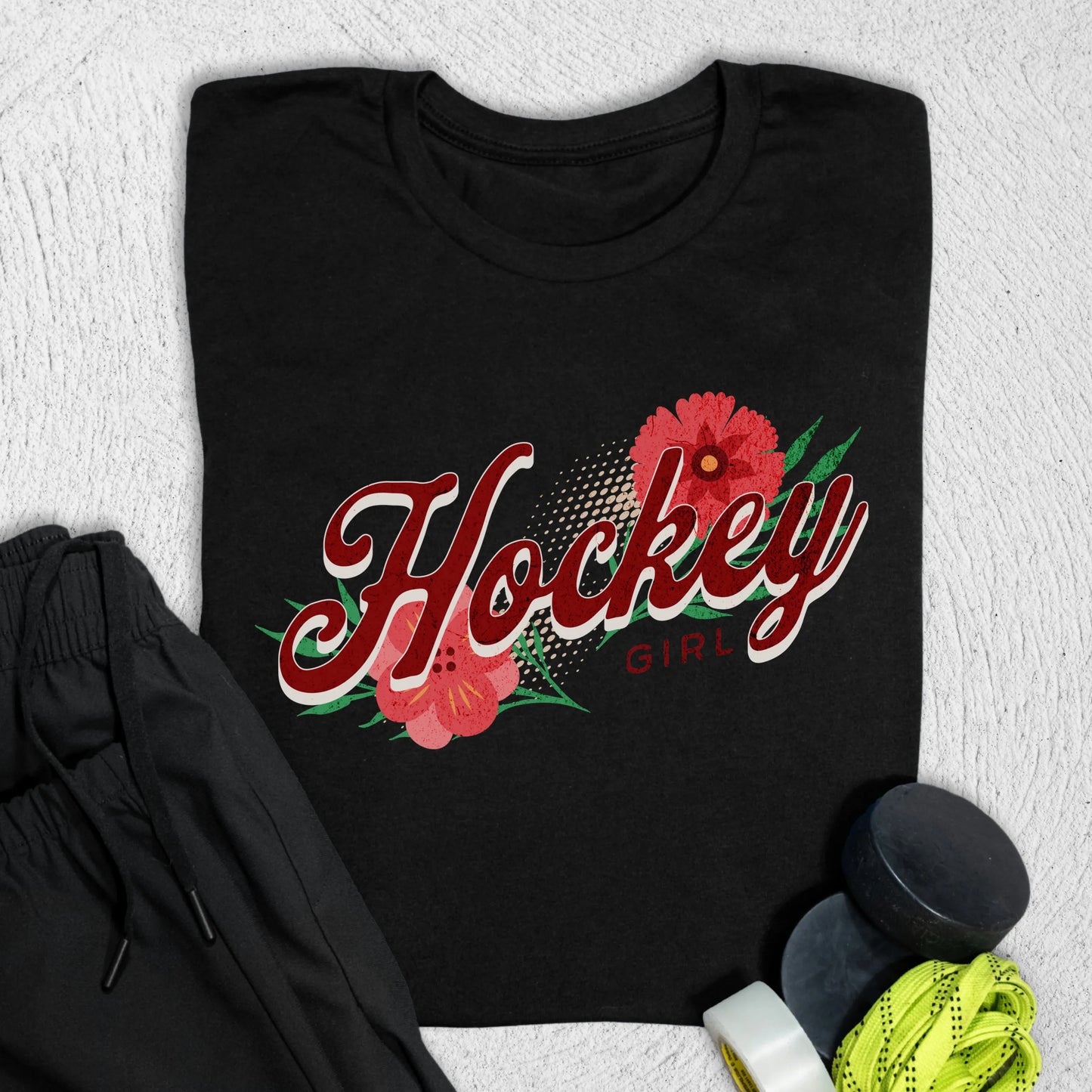 Flower Girl T-Shirt S / Black T-Shirt